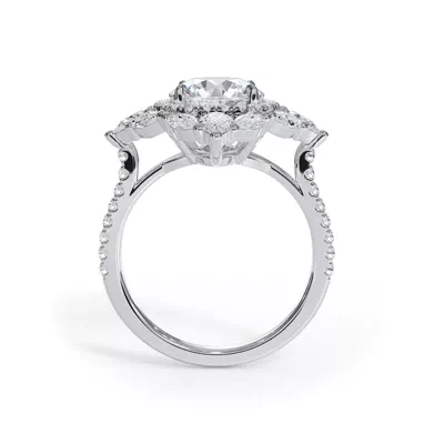Opuluxe Double Lab Halo Engagement Ring