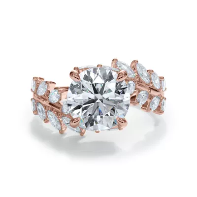 Veraison Marquise Lab Vine Engagement Ring