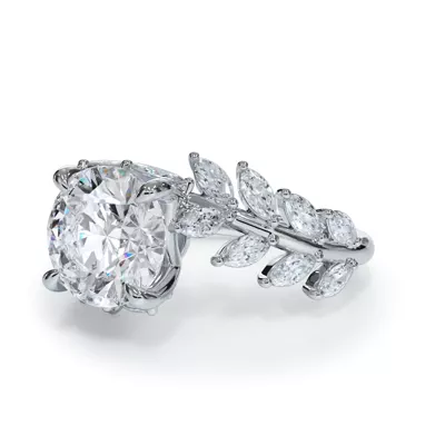 Veraison Marquise Lab Vine Engagement Ring