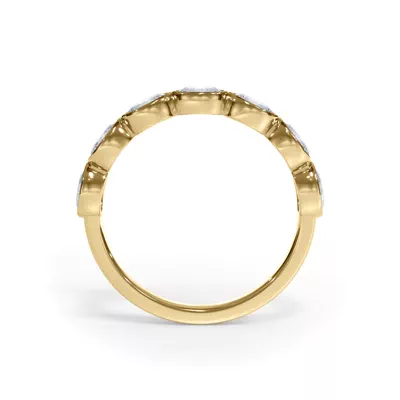 Bellora Oval Lab Bezel Band