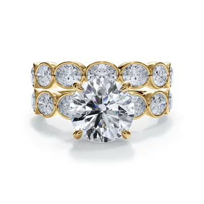 Bellora Oval Lab Bezel Band