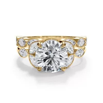 Bellora Marquise Lab Bezel Band
