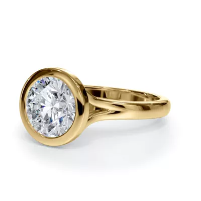 Bellora Cathedral Bezel Engagement Ring