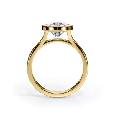 Bellora Cathedral Bezel Engagement Ring