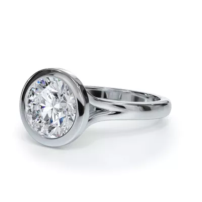 Bellora Cathedral Bezel Engagement Ring