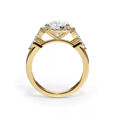 Elysian Marquise Diamond Halo Engagement Ring