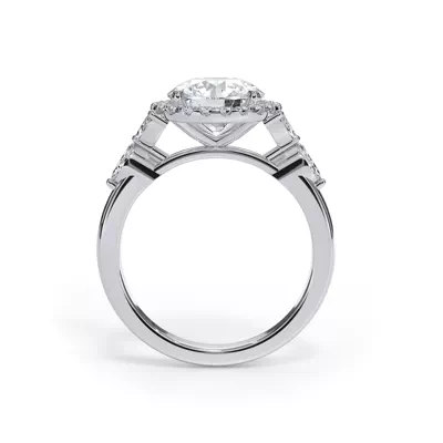 Elysian Marquise Diamond Halo Engagement Ring