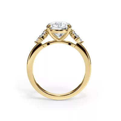 Virelle Marquise Cluster Engagement Ring
