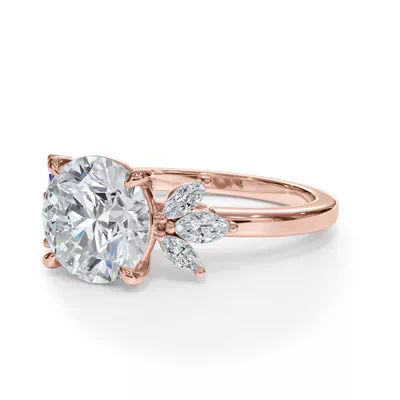 Virelle Marquise Cluster Engagement Ring