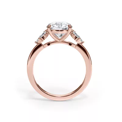 Virelle Marquise Cluster Engagement Ring