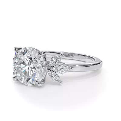 Virelle Marquise Cluster Engagement Ring