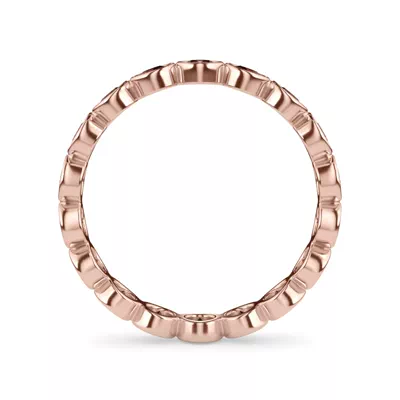 Ruby Bezel Eternity Ring