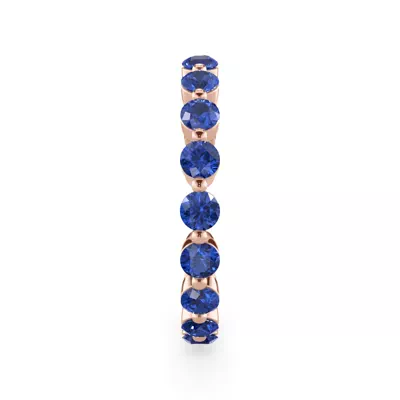 Sapphire Shared Prong Eternity Ring