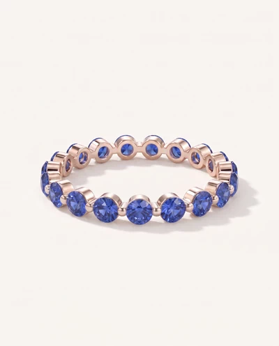 Sapphire Shared Prong Eternity Ring