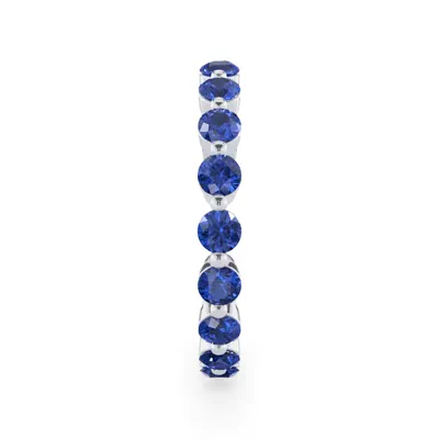 Sapphire Shared Prong Eternity Ring