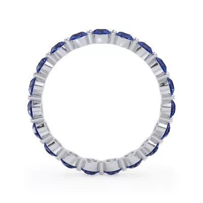 Sapphire Shared Prong Eternity Ring