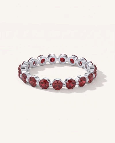 Ruby Shared Prong Eternity Ring
