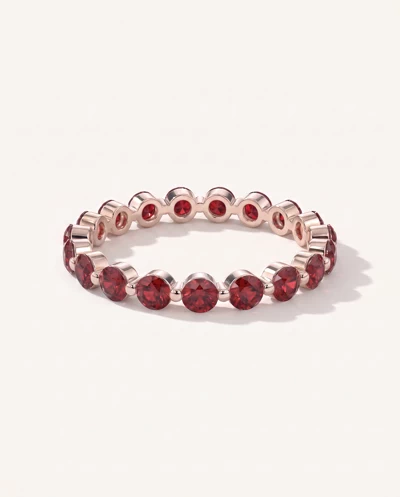 Ruby Shared Prong Eternity Ring