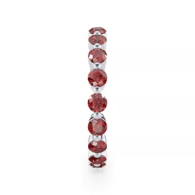 Ruby Shared Prong Eternity Ring