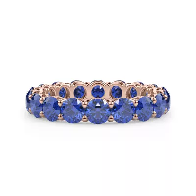 Classic Lab Sapphire Eternity Band