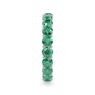 Classic Emerald Eternity Band