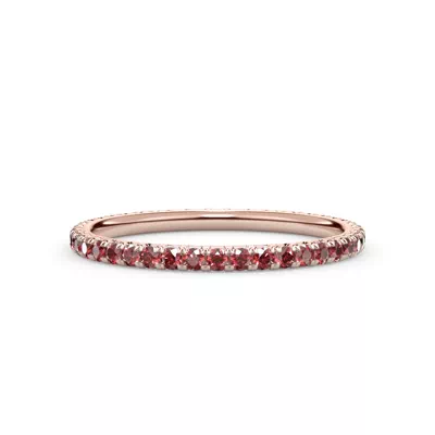 Ruby Pavé Eternity Band