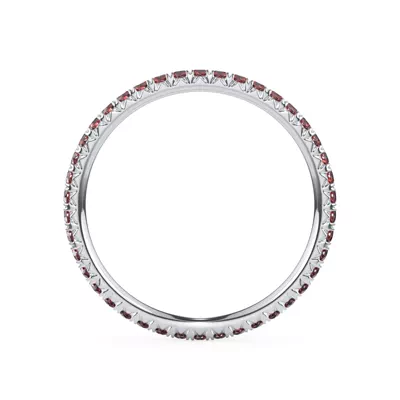 Ruby Pavé Eternity Band