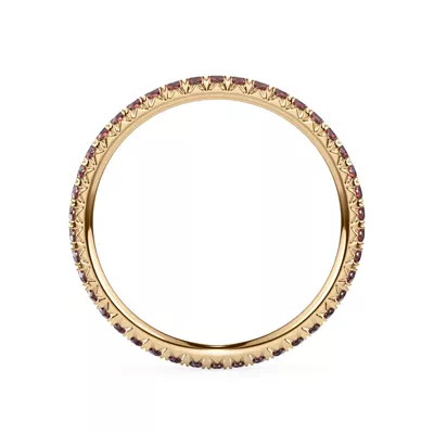 Ruby Pavé Eternity Band