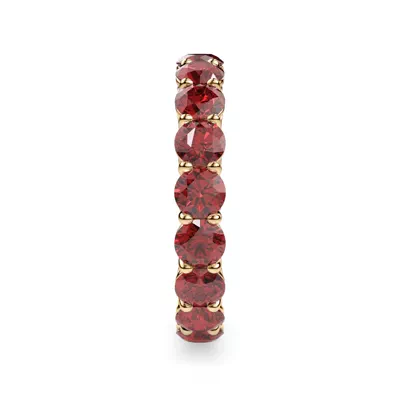 Classic Lab Ruby Eternity Band