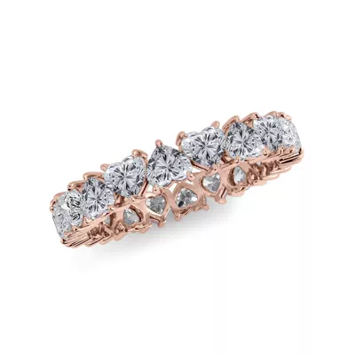 Heart Lab Diamond Eternity Ring (2.00 ct. tw.)