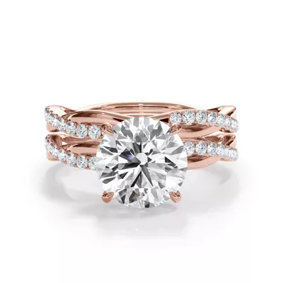 Bellora Pavé Twist Diamond Band