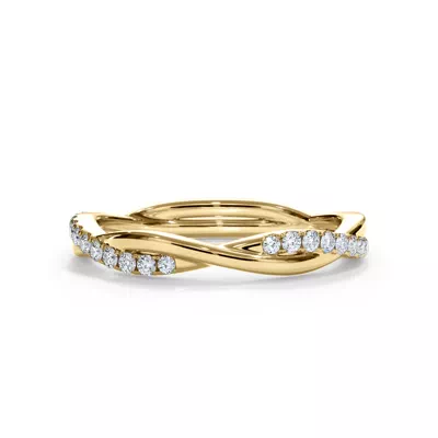 Bellora Pavé Twist Diamond Band