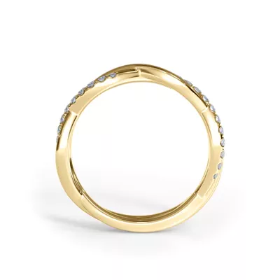 Bellora Pavé Twist Diamond Band