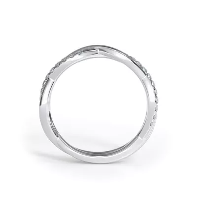 Bellora Pavé Twist Diamond Band