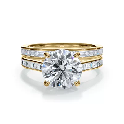 Bellora Channel-Set Baguette Band