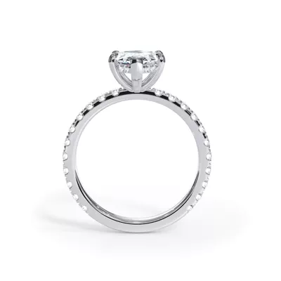 Bellora Pavé Hidden Halo Engagement Ring (2mm)