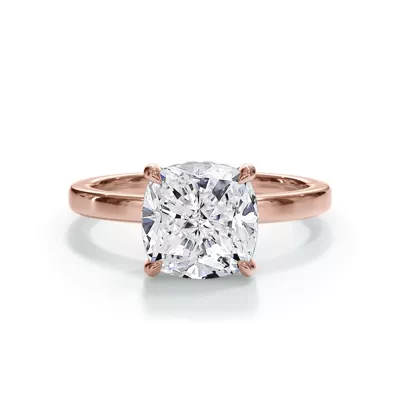 Bellora Hidden Halo Lab Engagement Ring (2mm)