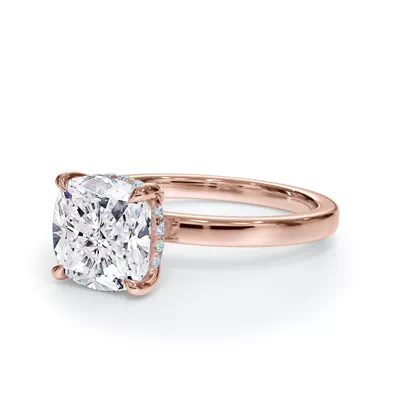Bellora Hidden Halo Lab Engagement Ring (2mm)