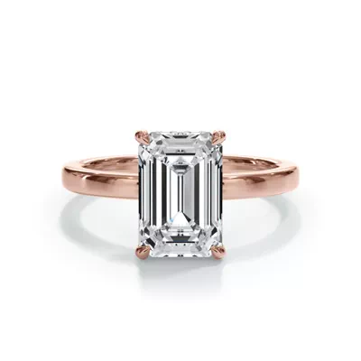 Bellora Hidden Halo Lab Engagement Ring (2mm)