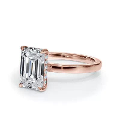 Bellora Hidden Halo Lab Engagement Ring (2mm)