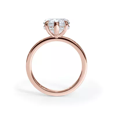 Bellora Hidden Halo Lab Engagement Ring (2mm)