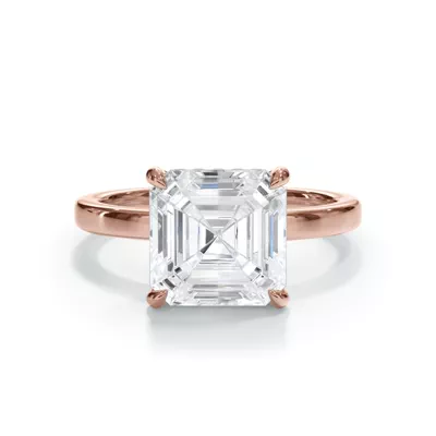 Bellora Hidden Halo Lab Engagement Ring (2mm)