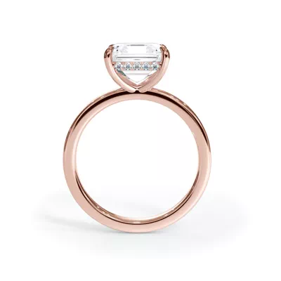 Bellora Hidden Halo Lab Engagement Ring (2mm)