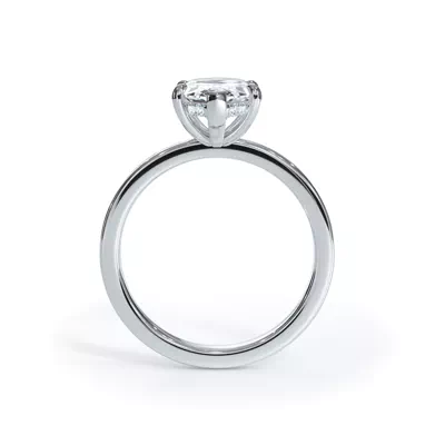 Bellora Hidden Halo Lab Engagement Ring (2mm)