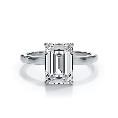 Bellora Hidden Halo Lab Engagement Ring (2mm)