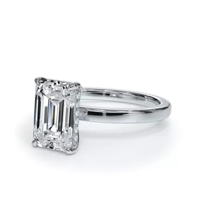 Bellora Hidden Halo Lab Engagement Ring (2mm)