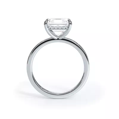 Bellora Hidden Halo Lab Engagement Ring (2mm)