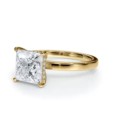 Bellora Hidden Halo Lab Engagement Ring (2mm)