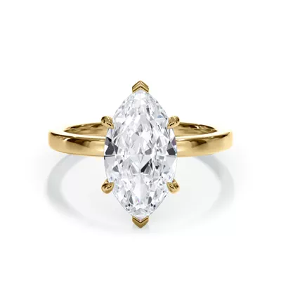 Bellora Hidden Halo Lab Engagement Ring (2mm)