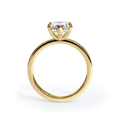 Bellora Hidden Halo Lab Engagement Ring (2mm)